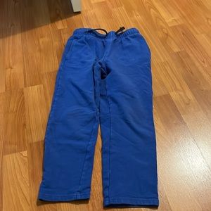 All in motion blue draw string fleece pants s (6/7)